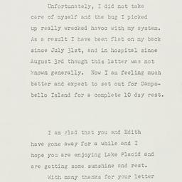 Letter: 1962 August 10