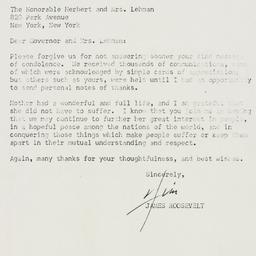 Telegram: 1963 February 7