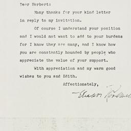 Letter: 1960 November 30