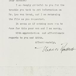 Letter: 1961 January 12