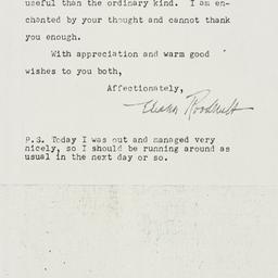 Letter: 1961 April 17