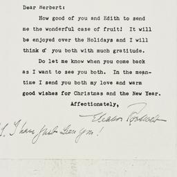 Letter: 1961 December 14