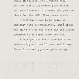 Letter: 1960 March 26