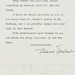 Letter: 1960 December 27