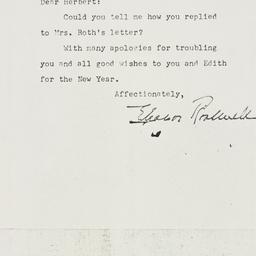 Letter: 1961 January 4