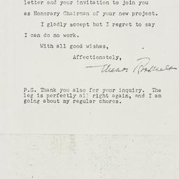 Letter: 1961 April 26