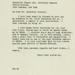 Letter: 1946 October 11