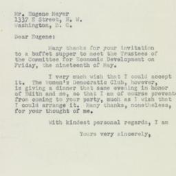 Letter: 1950 May 5