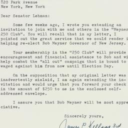 Letter: 1957 August 5