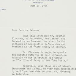 Letter: 1955 June 13