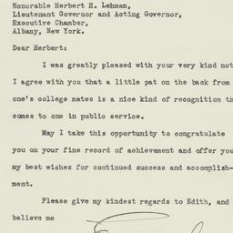 Letter: 1931 December 8