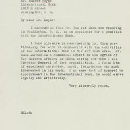 Letter: 1946 September 11