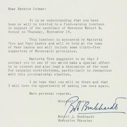 Letter: 1957 August 26