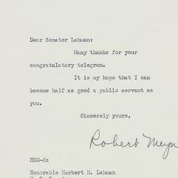 Letter: 1953 November 11
