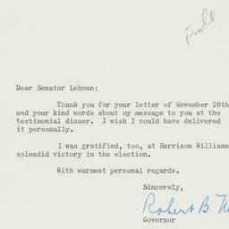 Letter: 1958 December 8