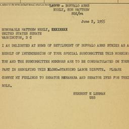 Telegram: 1955 June 2