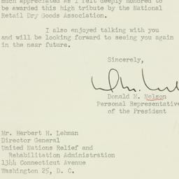 Letter: 1945 January 20
