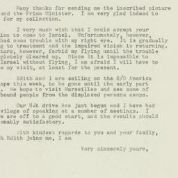 Letter: 1949 April 4