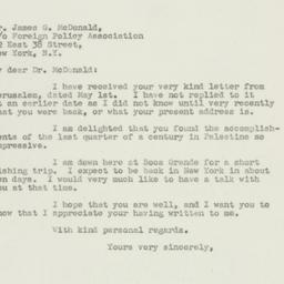 Letter: 1947 June 4