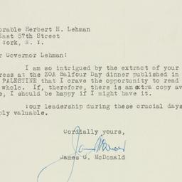 Letter: 1947 December 1