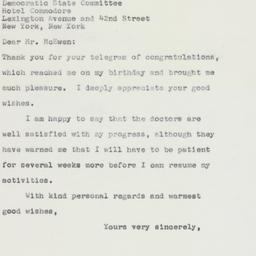 Letter: 1963 April 3