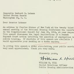 Letter: 1954 July 6