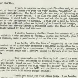 Letter: 1954 June 2
