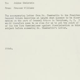 Memorandum: 1955 December 19