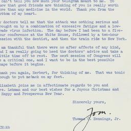 Telegram: 1957 February 13