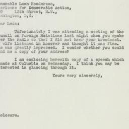 Letter: 1947 April 11
