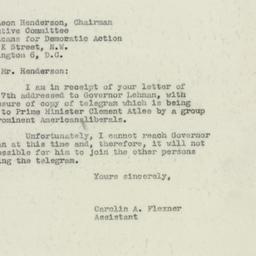 Letter: 1947 June 10