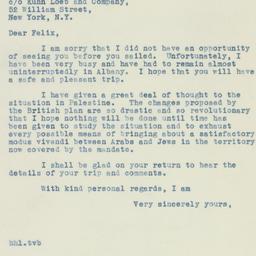 Letter: 1937 August 12