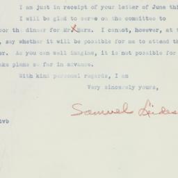 Letter: 1936 June 10