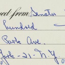 Ephemera: 1954 October 25
