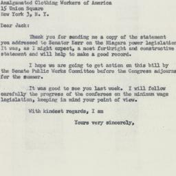 Letter: 1955 July 23