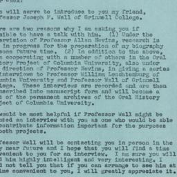 Letter: 1957 April 23