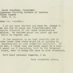 Letter: 1948 May 17