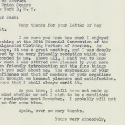 Letter: 1956 June 4