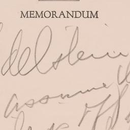 Memorandum: n.d.
