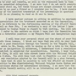 Letter: 1956 May 29