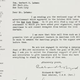Letter: 1949 October 21