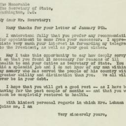 Letter: 1947 January 14