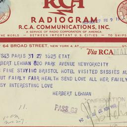 Letter: 1944 November 27