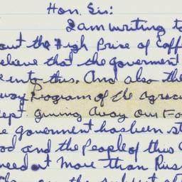 Letter: 1954 January 26