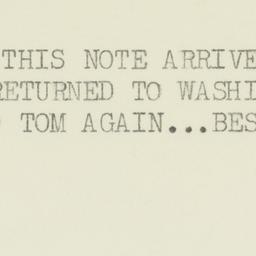 Letter: 1952 January 7