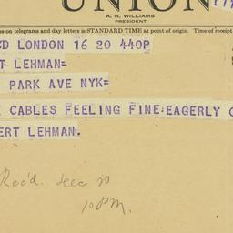 Memorandum: 1944 December 20