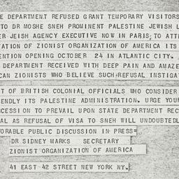 Telegram: 1946 October 11