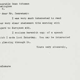 Letter: 1947 October 15