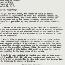 Letter: 1950 March 27