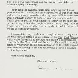 Letter: 1951 January 4